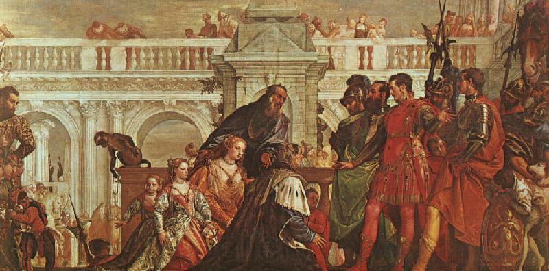  Paolo  Veronese The Family of Darius before Alexander Germany oil painting art